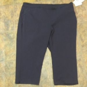 NWT prophecy dark blue Capri's size 22W